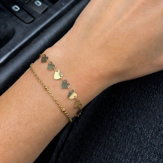 Heart dainty bracelet